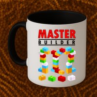Master Builder Blocks Brick Funny Toys Mug