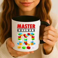 Master Builder Blocks Brick Funny Toys Mug