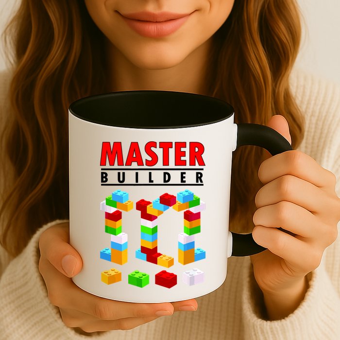 Master Builder Blocks Brick Funny Toys Mug
