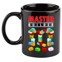 Master Builder Blocks Brick Funny Toys 11oz C Handle Ceramic Mug