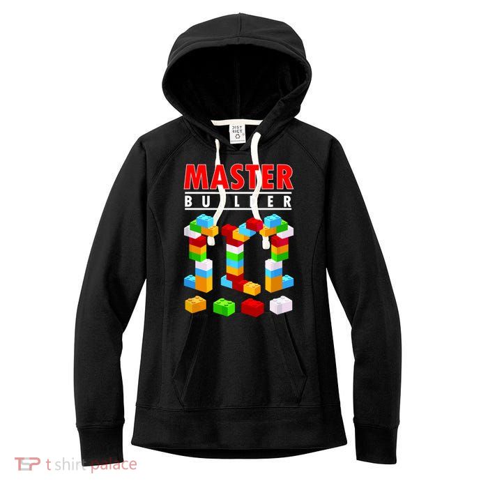 Master Builder Blocks Brick Funny Toys Women's Fleece Hoodie