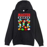 Master Builder Blocks Brick Funny Toys Premium Pullover Hoodie