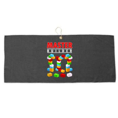 Master Builder Blocks Brick Funny Toys Large Microfiber Waffle Golf Towel
