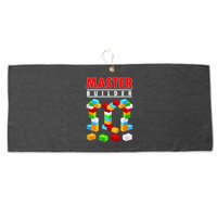 Master Builder Blocks Brick Funny Toys Large Microfiber Waffle Golf Towel