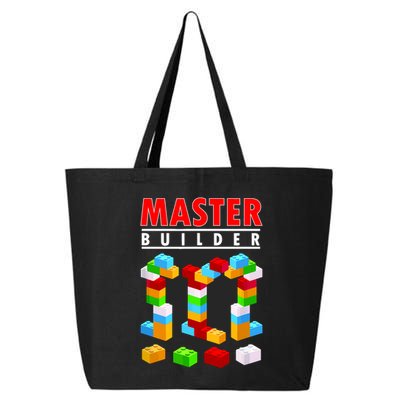 Master Builder Blocks Brick Funny Toys 25L Jumbo Tote