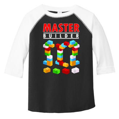 Master Builder Blocks Brick Funny Toys Toddler Fine Jersey T-Shirt