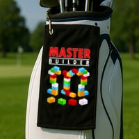 Master Builder Blocks Brick Funny Toys Golf Towel