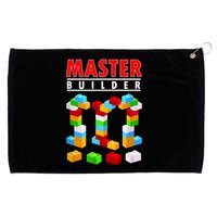 Master Builder Blocks Brick Funny Toys Grommeted Golf Towel
