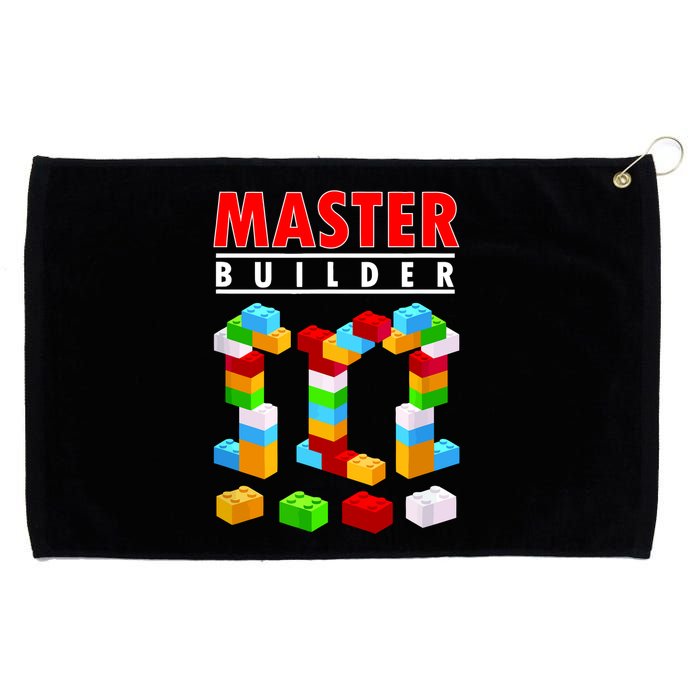 Master Builder Blocks Brick Funny Toys Grommeted Golf Towel
