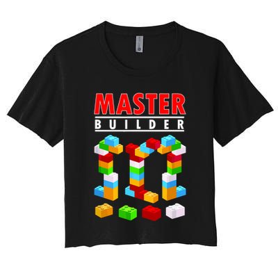 Master Builder Blocks Brick Funny Toys Crop Top