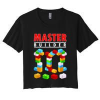 Master Builder Blocks Brick Funny Toys Crop Top