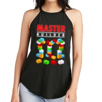 Master Builder Blocks Brick Funny Toys Women's Perfect Tri Rocker Tank
