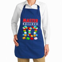Master Builder Blocks Brick Funny Toys Full-Length Apron With Pockets