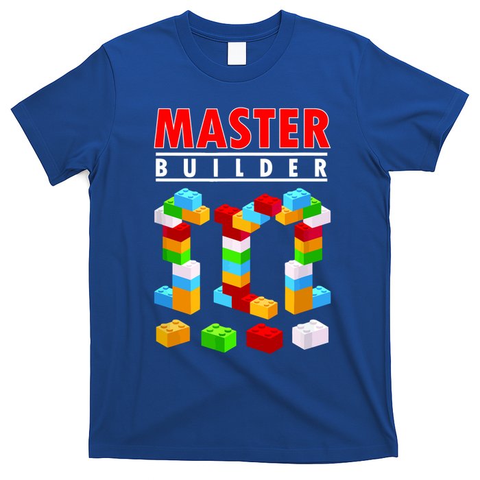 Master Builder Blocks Brick Funny Toys T-Shirt
