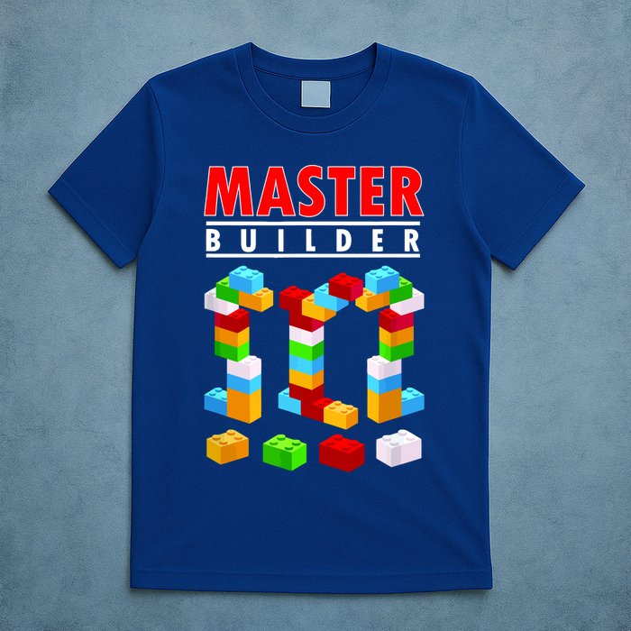Master Builder Blocks Brick Funny Toys T-Shirt