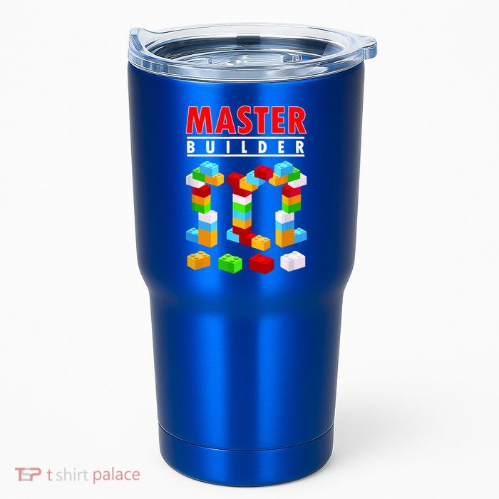 Master Builder Blocks Brick Funny Toys Tumbler