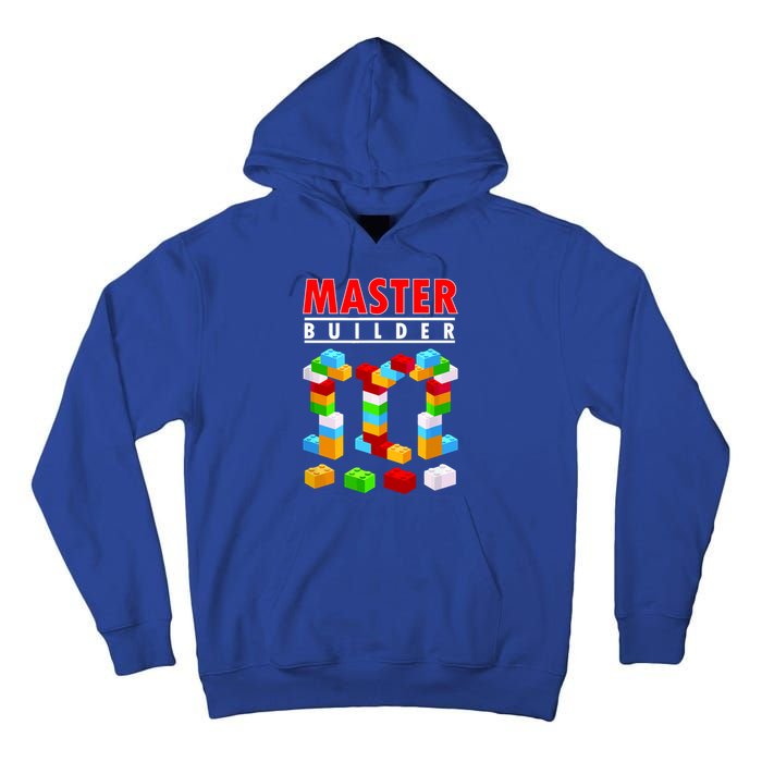 Master Builder Blocks Brick Funny Toys Tall Hoodie