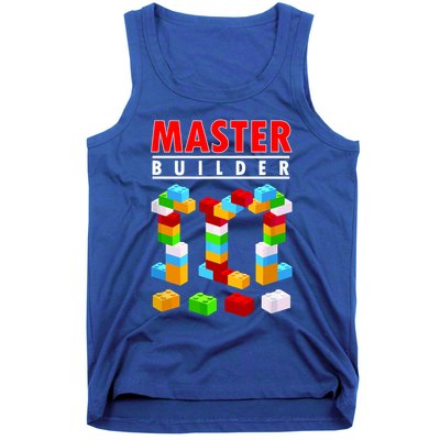 Master Builder Blocks Brick Funny Toys Tank Top
