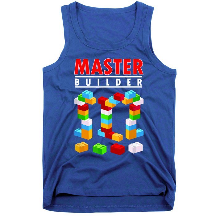 Master Builder Blocks Brick Funny Toys Tank Top