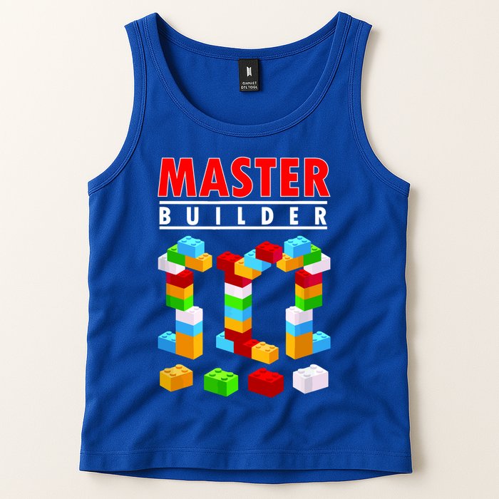 Master Builder Blocks Brick Funny Toys Tank Top
