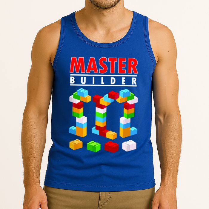 Master Builder Blocks Brick Funny Toys Tank Top