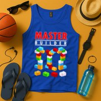 Master Builder Blocks Brick Funny Toys Tank Top