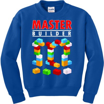 Master Builder Blocks Brick Funny Toys Kids Sweatshirt