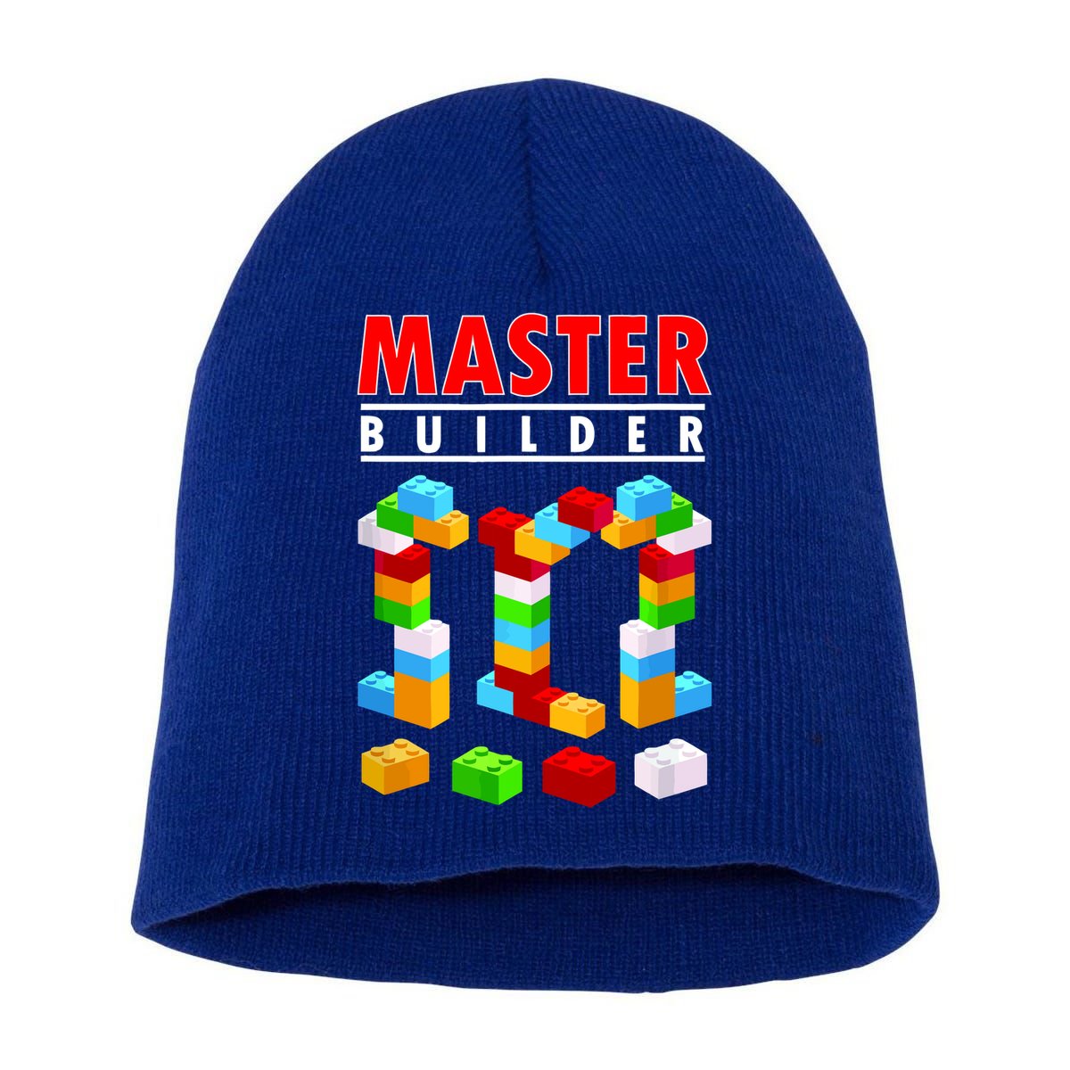Master Builder Blocks Brick Funny Toys Short Acrylic Beanie