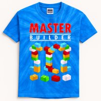 Master Builder Blocks Brick Funny Toys Kids Tie-Dye T-Shirt