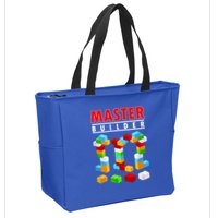 Master Builder Blocks Brick Funny Toys Zip Tote Bag
