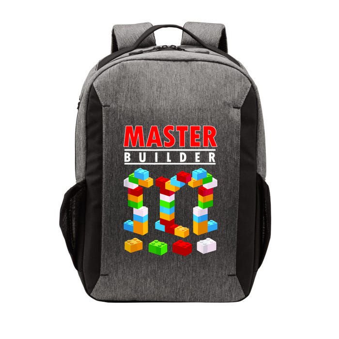 Master Builder Blocks Brick Funny Toys Vector Backpack