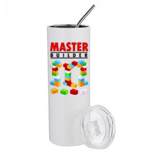 Master Builder Blocks Brick Funny Toys Stainless Steel Tumbler