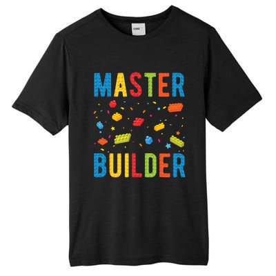 Master Builder Building Blocks Brick Builder Tall Fusion ChromaSoft Performance T-Shirt