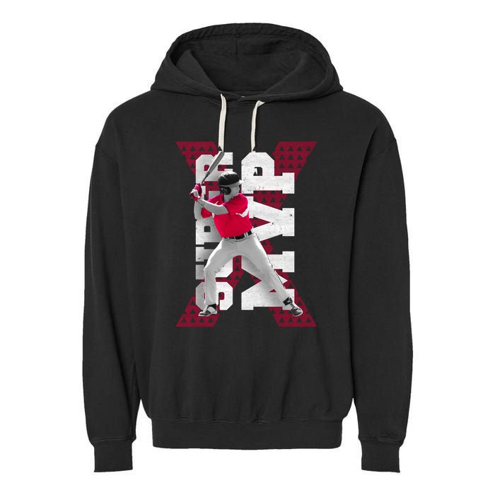 MVP Baseball Batter Garment-Dyed Fleece Hoodie