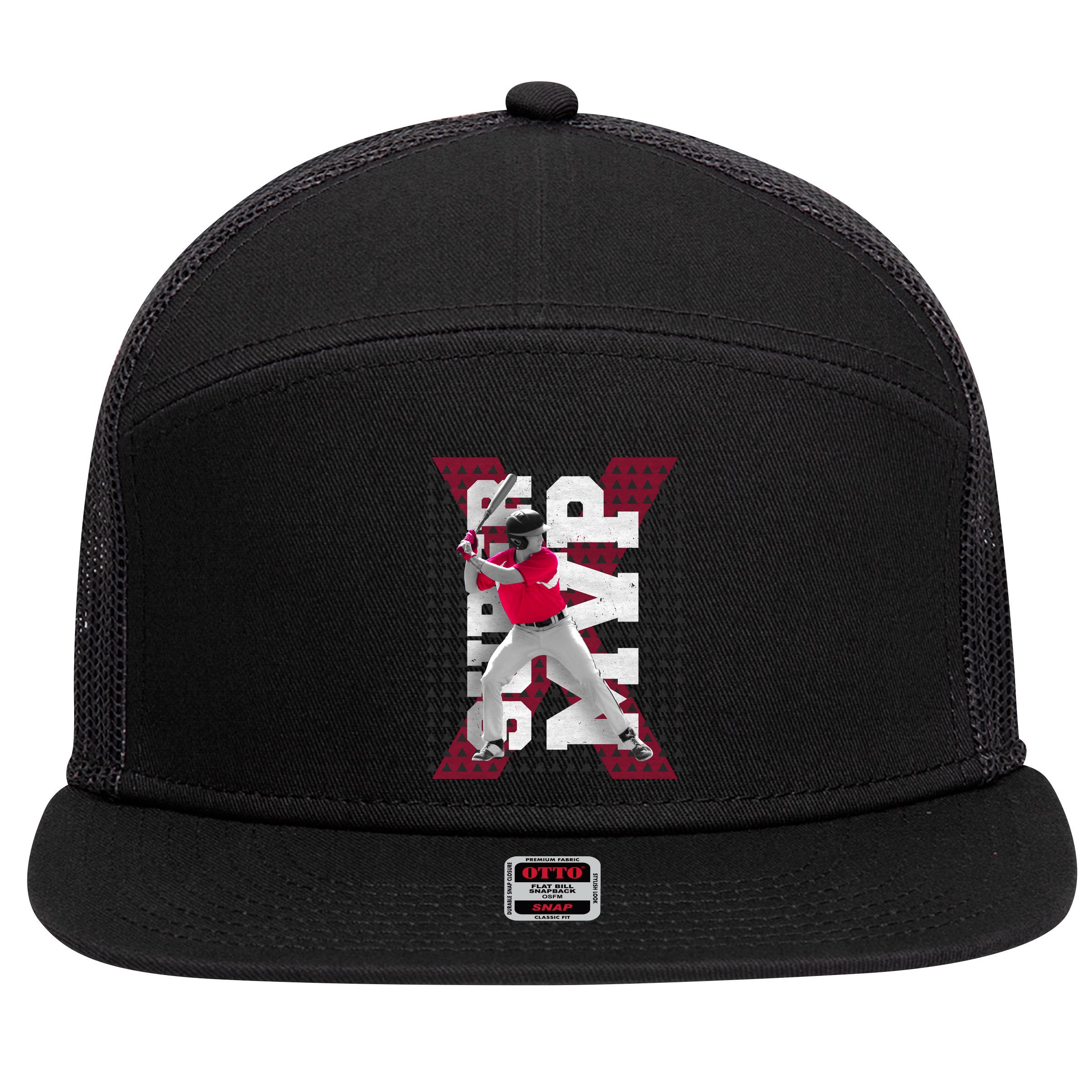 MVP Baseball Batter 7 Panel Mesh Trucker Snapback Hat