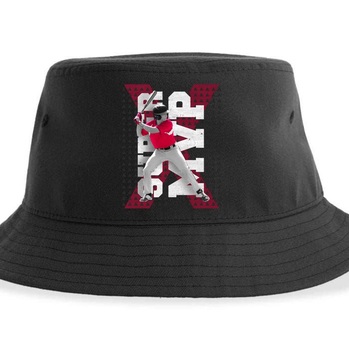 MVP Baseball Batter Sustainable Bucket Hat