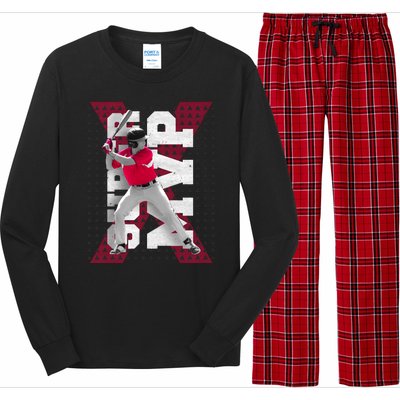 MVP Baseball Batter Long Sleeve Pajama Set