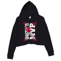 MVP Baseball Batter Crop Fleece Hoodie