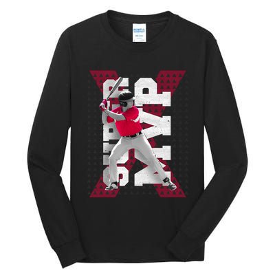 MVP Baseball Batter Tall Long Sleeve T-Shirt