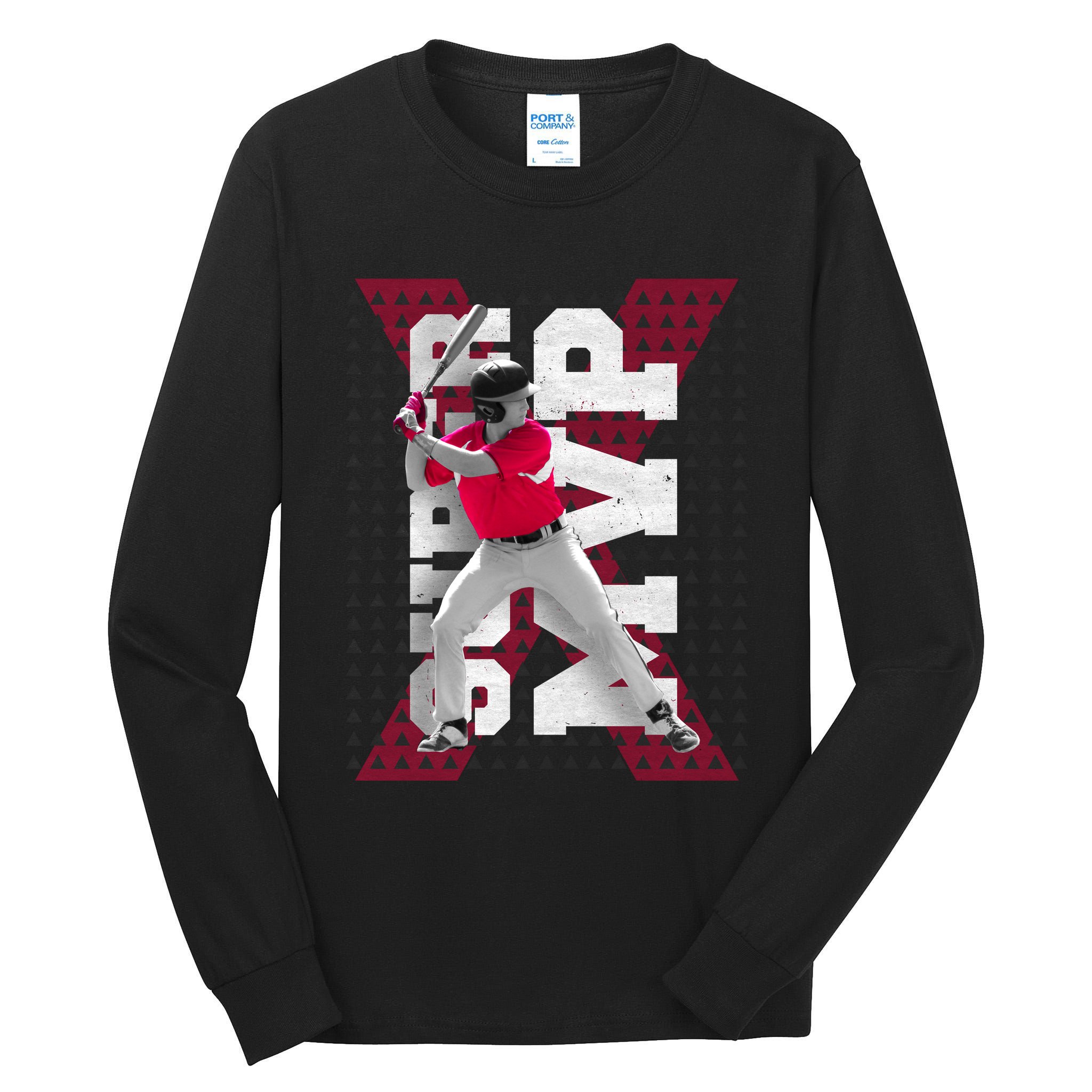MVP Baseball Batter Tall Long Sleeve T-Shirt