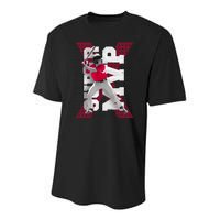 MVP Baseball Batter Youth Performance Sprint T-Shirt