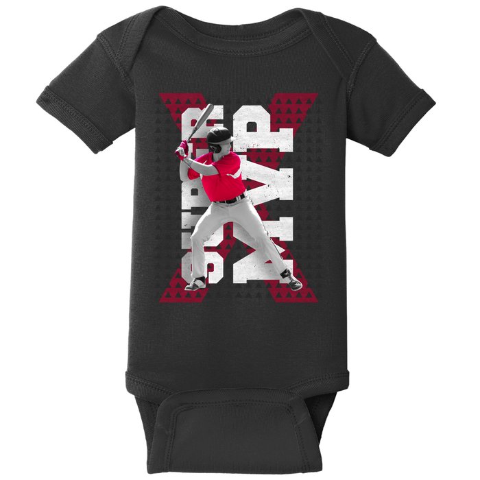 MVP Baseball Batter Baby Bodysuit