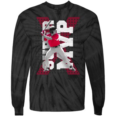 MVP Baseball Batter Tie-Dye Long Sleeve Shirt