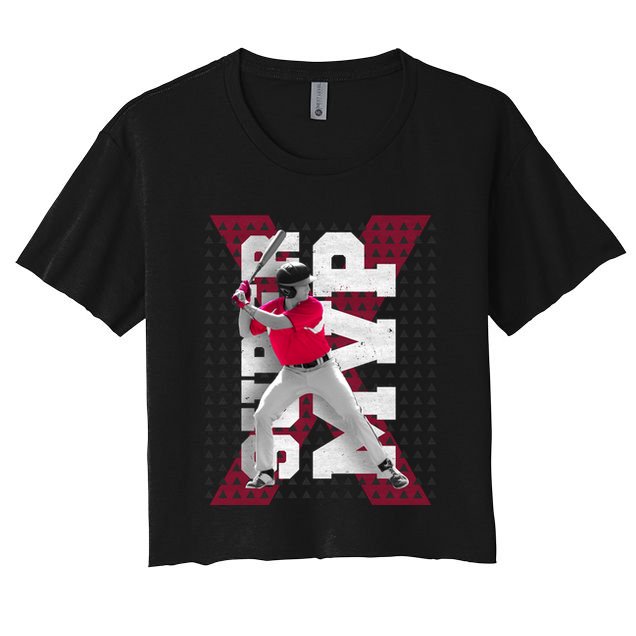 MVP Baseball Batter Crop Top