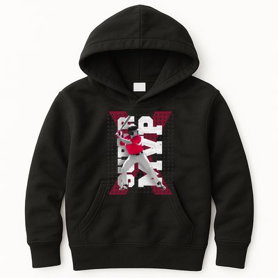 MVP Baseball Batter Kids Hoodie