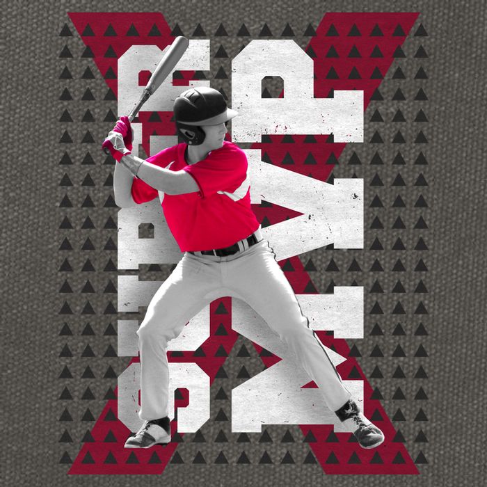 MVP Baseball Batter Cotton Canvas Backpack