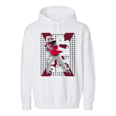 MVP Baseball Batter Garment-Dyed Fleece Hoodie