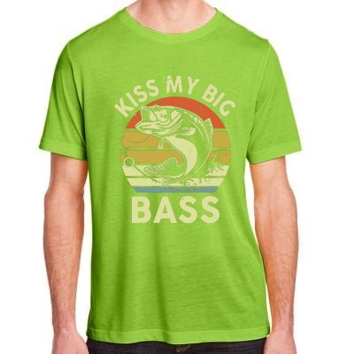 My Big Bass Fish Dad Funny Adult Humor Adult ChromaSoft Performance T-Shirt