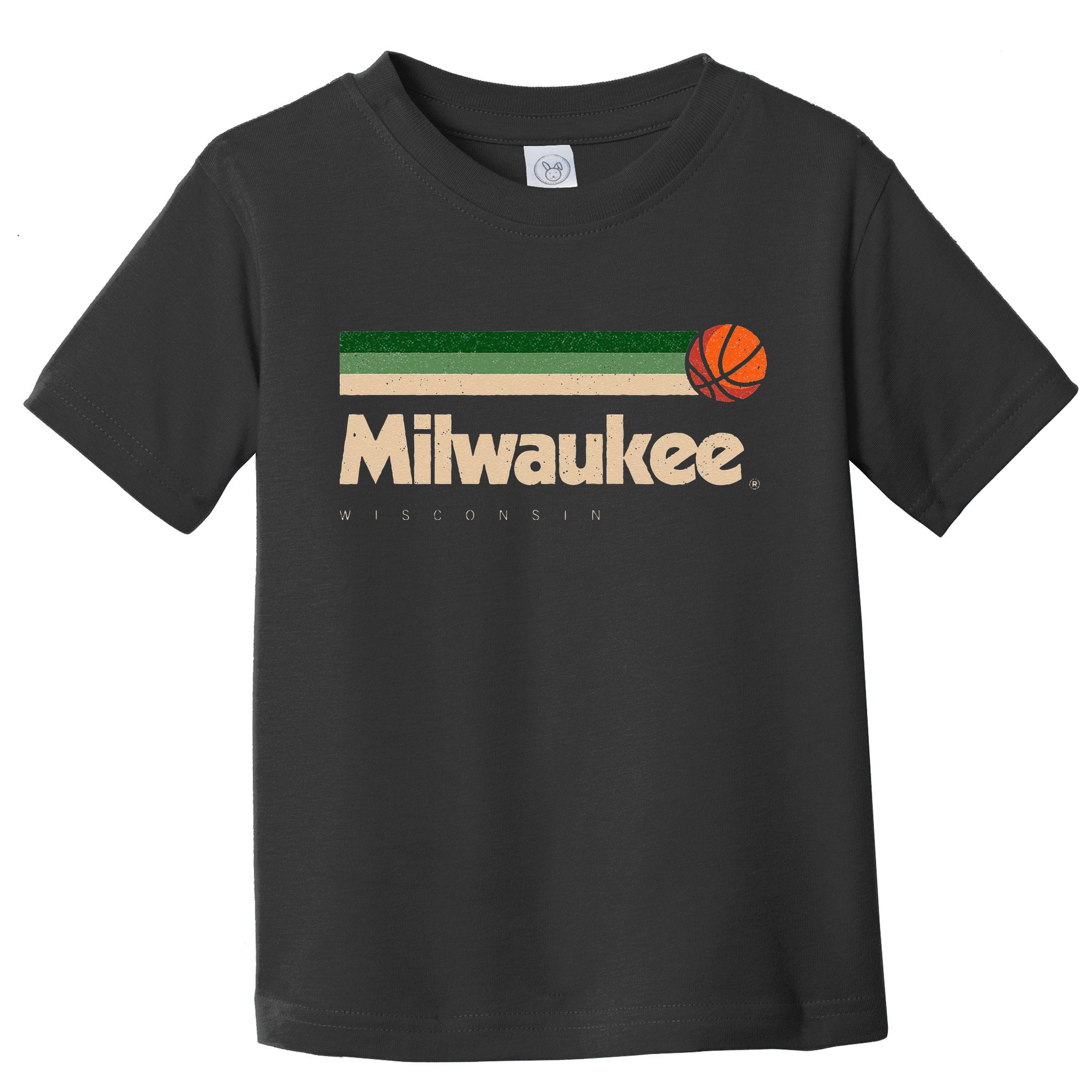 Milwaukee Basketball BBall City Wisconsin Retro Milwaukee Toddler T-Shirt