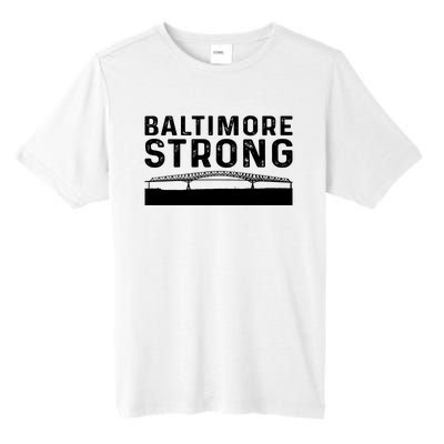 Maryland Baltimore Bridge Pray For Baltimore Strong Tall Fusion ChromaSoft Performance T-Shirt